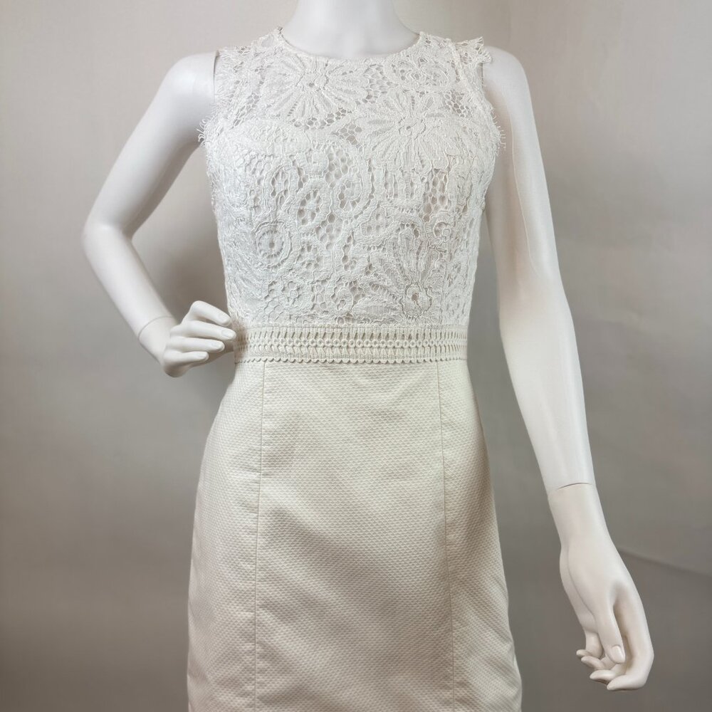 Lilly Pulitzer White Cotton Wiggle Dress